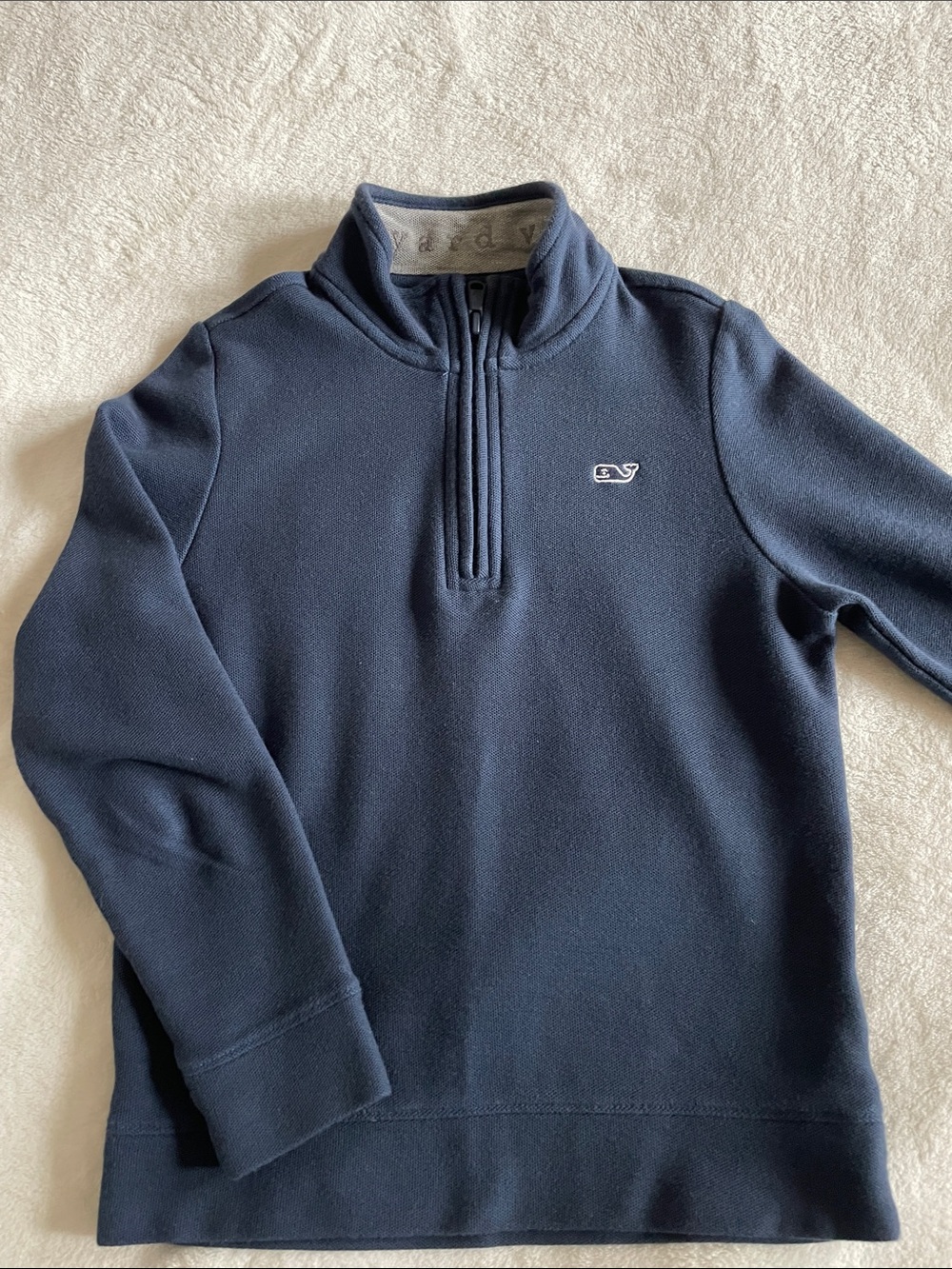 Vineyard Vines Boys Navy Quarter-Zip Pullover